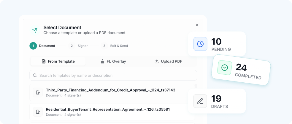 Documents & E-Signatures